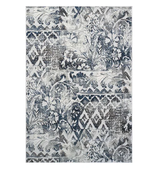 Genova Classical Carpet Cream and Blue