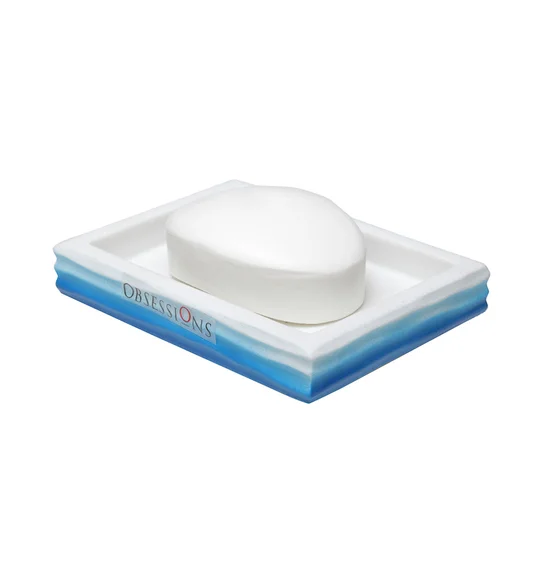 Alvina Polyresin Soap Dish Blue