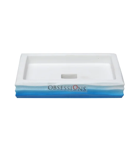 Alvina Polyresin Soap Dish Blue