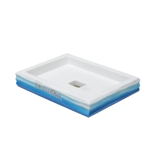 Alvina Polyresin Soap Dish Blue