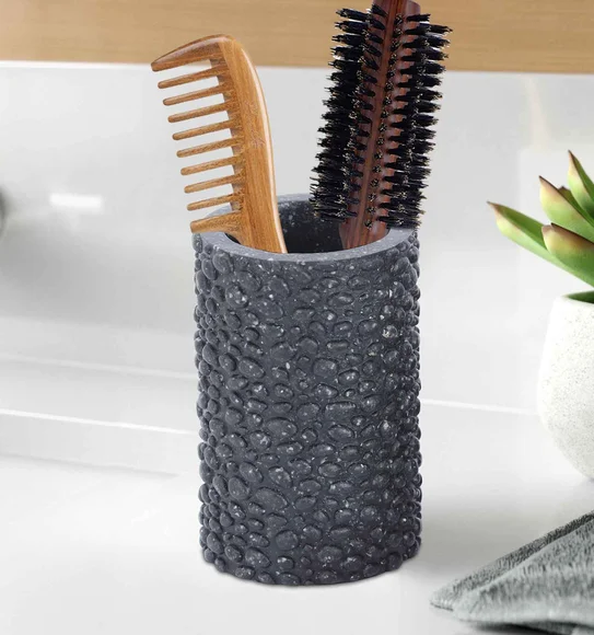 Alvina Polyresin Tumbler D.Grey