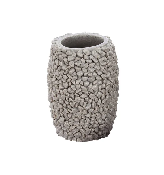 Alvina Polyresin Tumbler Grey