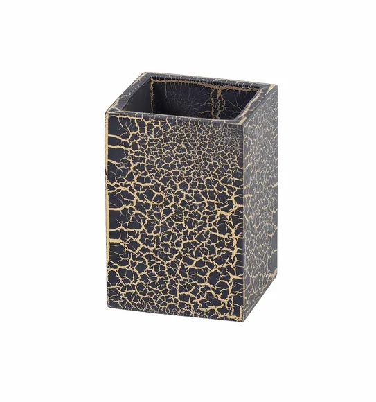Alvina Polyresin Tumbler Black Gold
