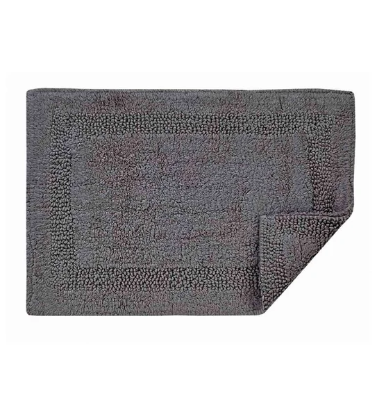 Affinity Reversible Cotton Bath Mat Charcoal