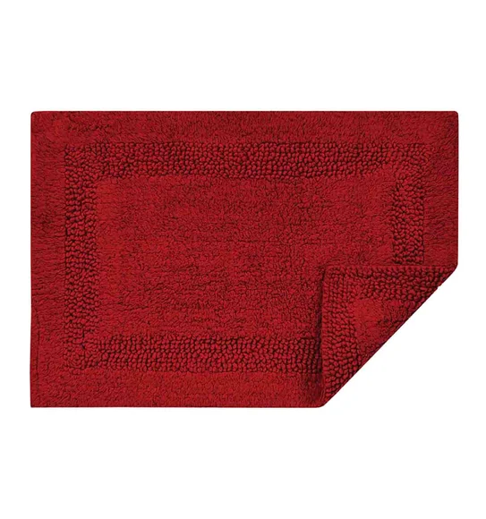 Affinity Reversible Cotton Bath Mat Burgundy