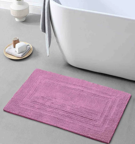 Casanova Reversible Bath Mat Aubergine
