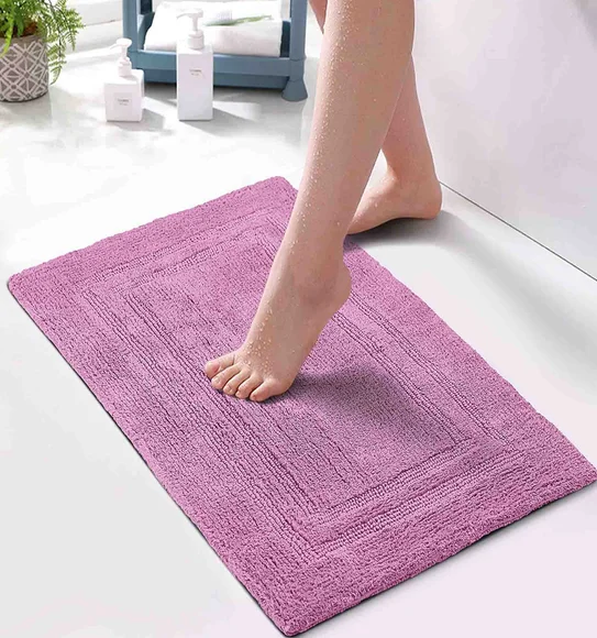 Casanova Reversible Bath Mat Aubergine