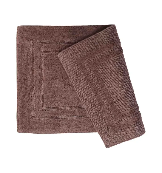Casanova Reversible Bath Mat L Brown
