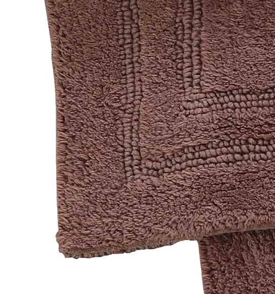 Casanova Reversible Bath Mat L Brown