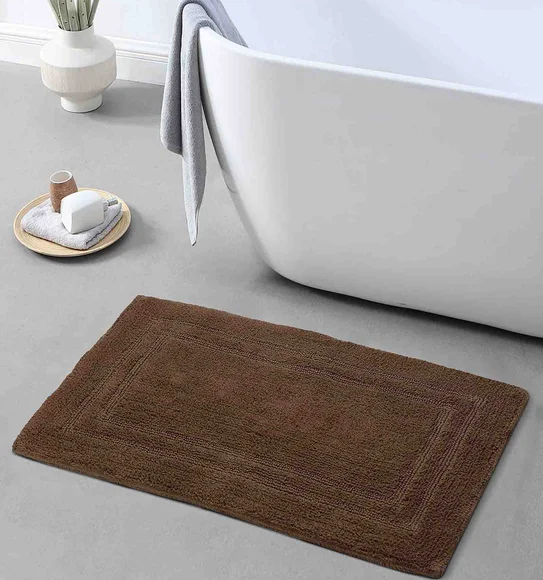Casanova Reversible Bath Mat Dark Brown