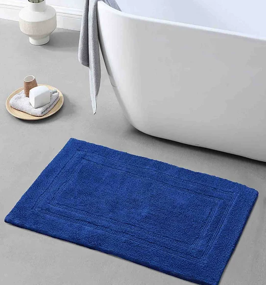 Casanova Reversible Bath Mat Navy Blue