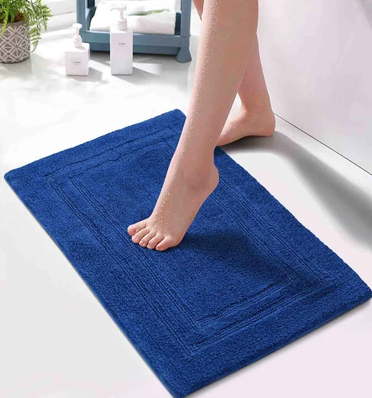 Casanova Reversible Bath Mat Navy Blue