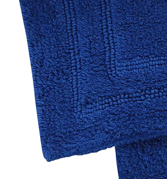 Casanova Reversible Bath Mat Navy Blue