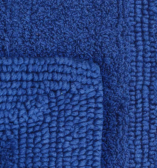Casanova Reversible Bath Mat Navy Blue