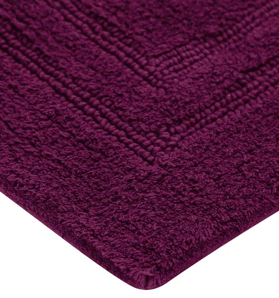 Casanova Reversible Bath Mat Burgundy