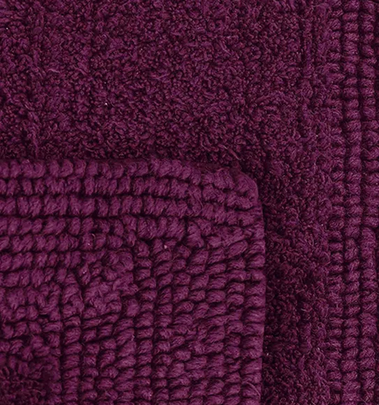 Casanova Reversible Bath Mat Burgundy