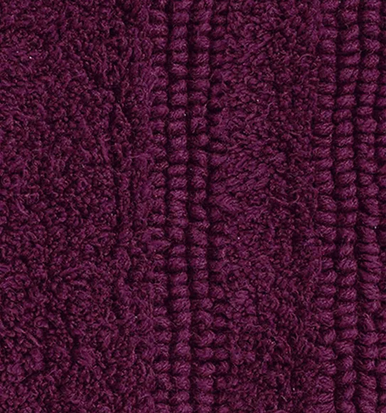 Casanova Reversible Bath Mat Burgundy