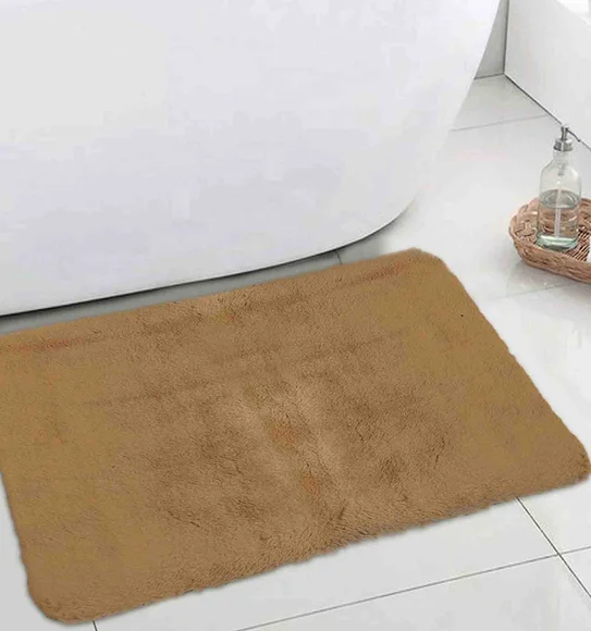 Galaxy Super Soft Light Weight Bath Mat Gold