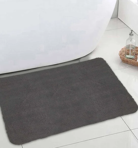 Galaxy Super Soft Light Weight Bath Mat Charcoal