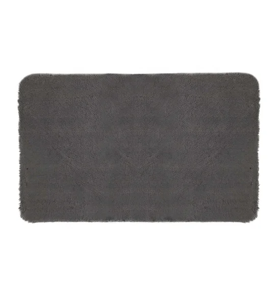 Galaxy Super Soft Light Weight Bath Mat Charcoal