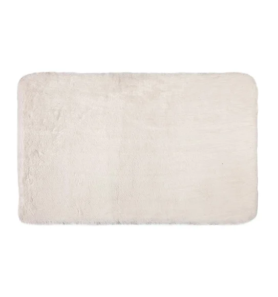 Galaxy Super Soft Light Weight Bath Mat White