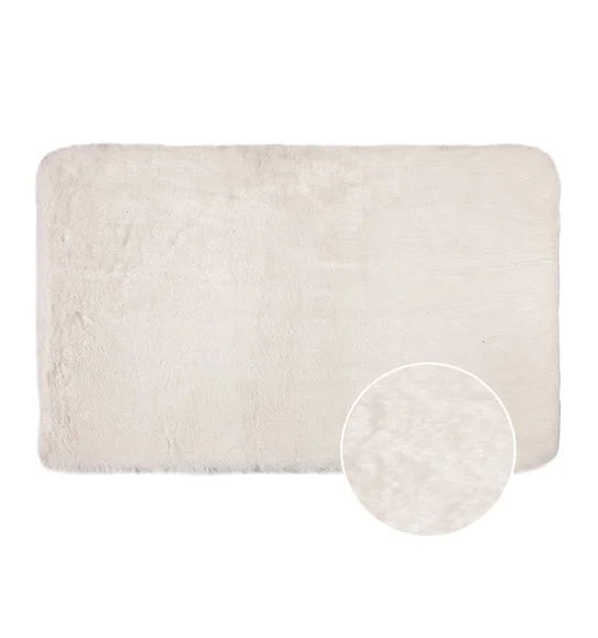 Galaxy Super Soft Light Weight Bath Mat White