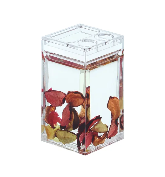 Agua Acrylic Acrylic Bath Set Red