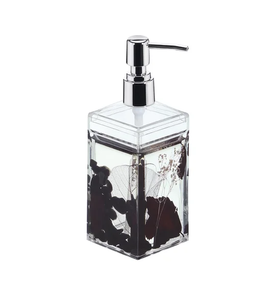 Agua Acrylic Acrylic Bath Set Black