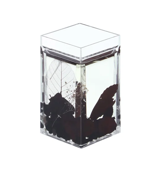 Agua Acrylic Acrylic Bath Set Black