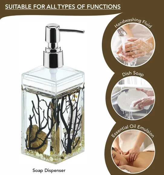 Agua Acrylic Acrylic Bath Set Gold