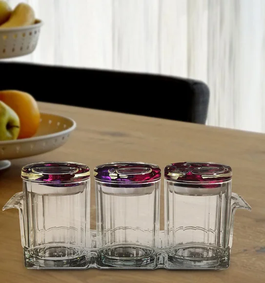 Agua Acrylic Acrylic Air Tight Jar Pink