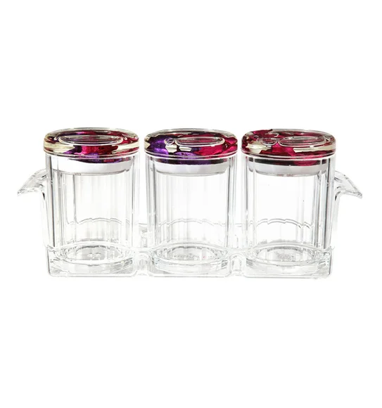 Agua Acrylic Acrylic Air Tight Jar Pink