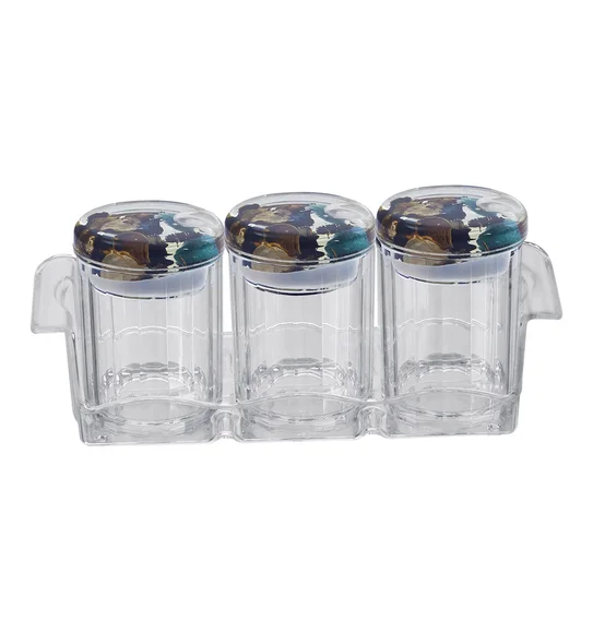 Agua Acrylic Acrylic Air Tight Jar Dark Brown