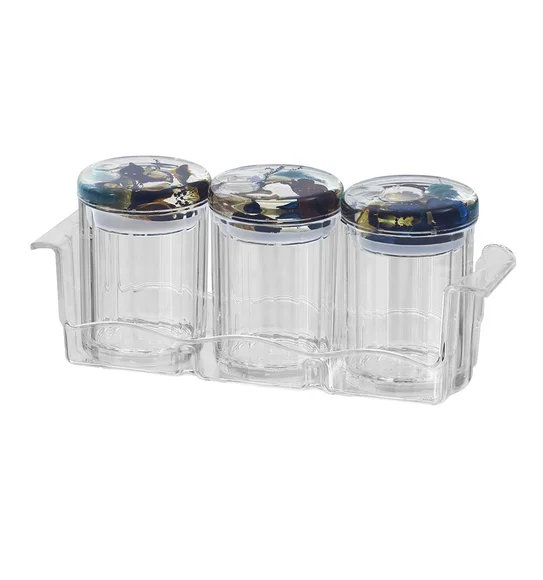 Agua Acrylic Acrylic Air Tight Jar Dark Brown