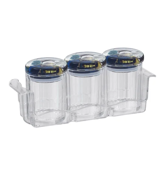 Agua Acrylic Acrylic Air Tight Jar Dark Brown