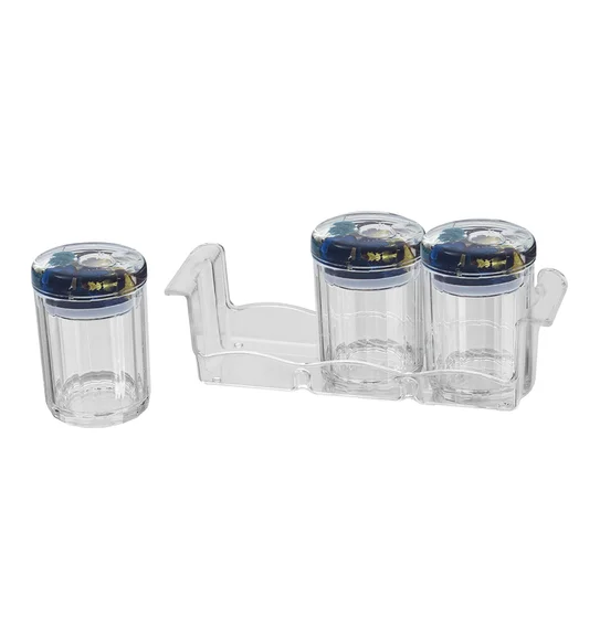 Agua Acrylic Acrylic Air Tight Jar Dark Brown