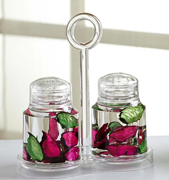 Agua Acrylic Acrylic Salt & Pepper Sprinkler Green