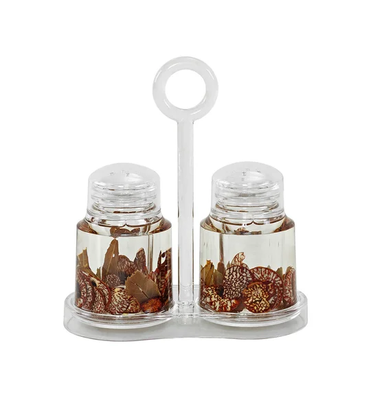 Agua Acrylic Acrylic Salt & Pepper Sprinkler Brown