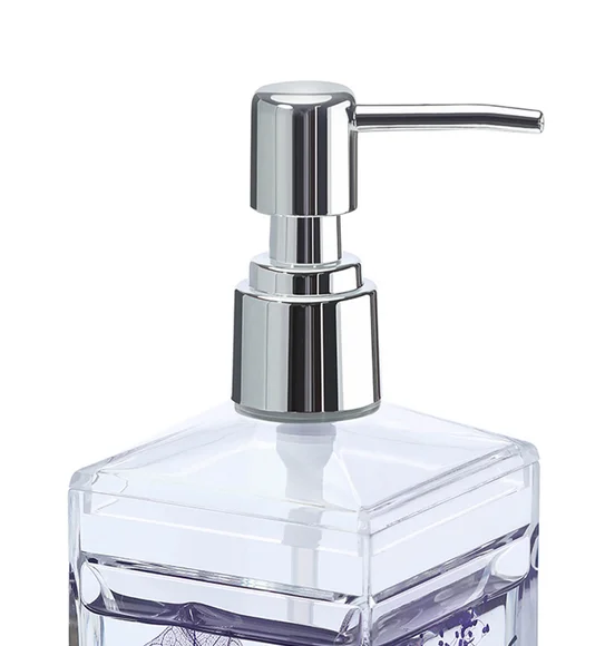 Agua Acrylic Acrylic Soap Dispenser Dark Blue