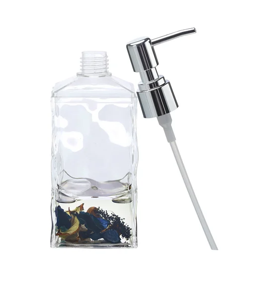 Agua Acrylic Acrylic Soap Dispenser Brown
