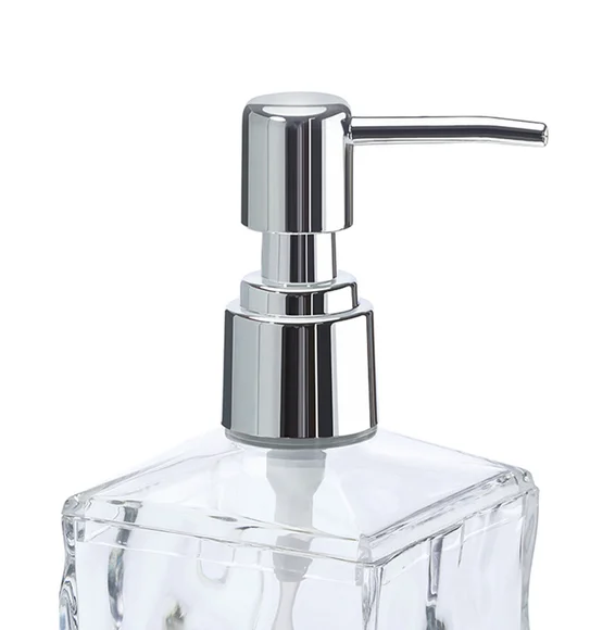 Agua Acrylic Acrylic Soap Dispenser Brown