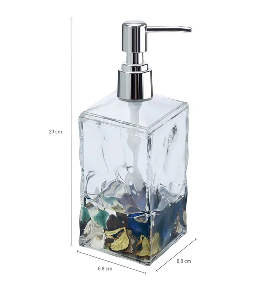 Agua Acrylic Acrylic Soap Dispenser Brown