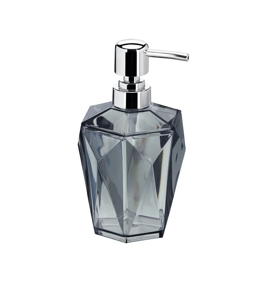 Agua Crystal Acrylic Bath Set Grey