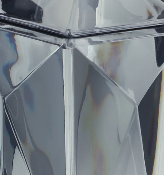 Agua Crystal Acrylic Bath Set Grey
