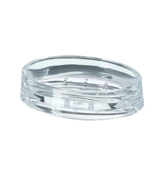 Agua Crystal Acrylic Plain Bath Set Clear
