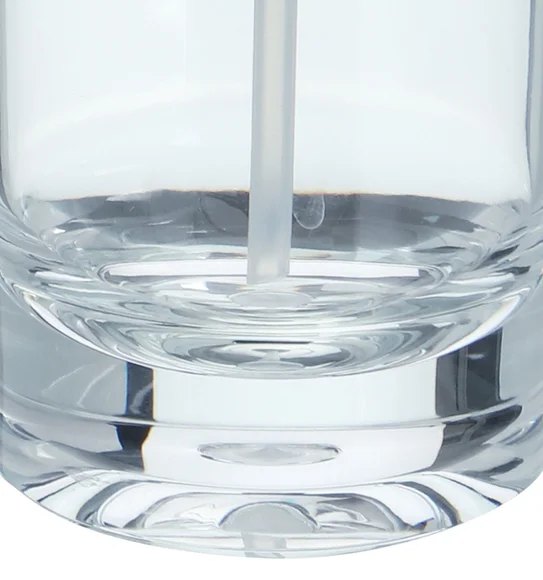 Agua Crystal Acrylic Plain Bath Set Clear
