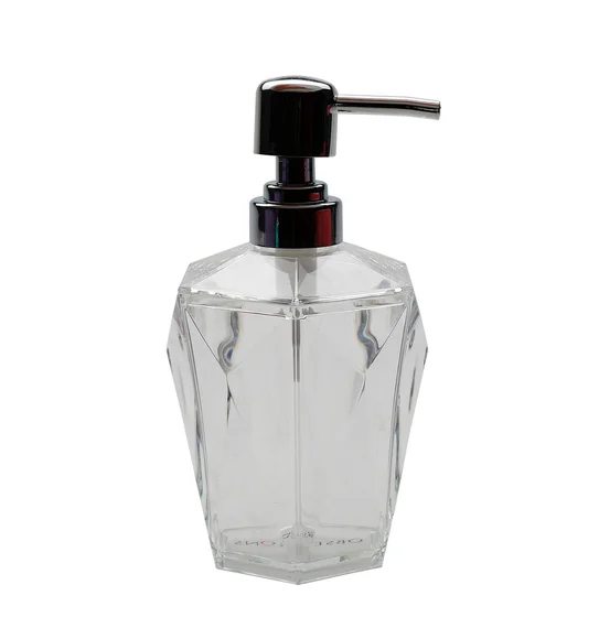 Agua Crystal Acrylic Diamond Bath Set Transparent