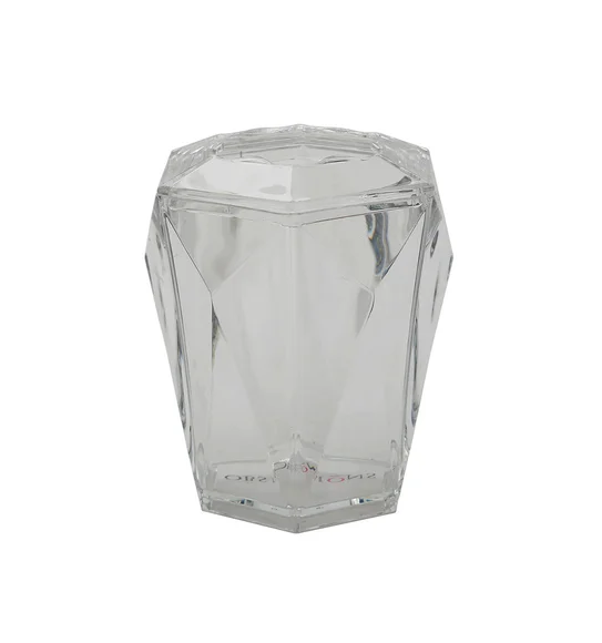 Agua Crystal Acrylic Diamond Bath Set Transparent