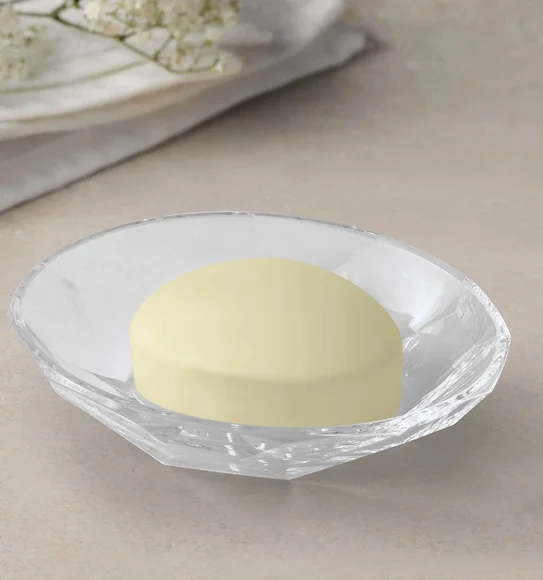 Agua Crystal Acrylic Diamond Soap Dish Clear