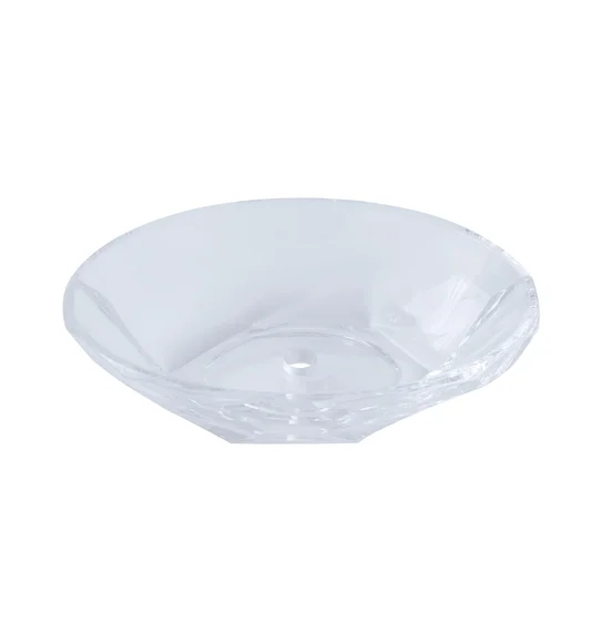 Agua Crystal Acrylic Diamond Soap Dish Clear
